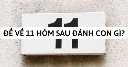 Đề về 11 hôm sau đánh con nào? Thống kê lô ra ngày hôm sau