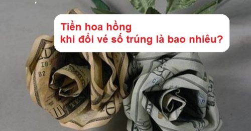 Hoa hồng đổi vé số trúng thưởng tại các đại lý như thế nào?