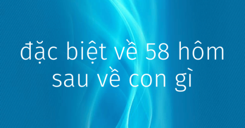 Đề về 58 hôm sau đánh con nào? Thống kê lô ra ngày hôm sau