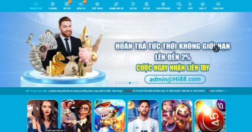 Cập nhật danh sách các game cá cược trực tuyến tại Hi88